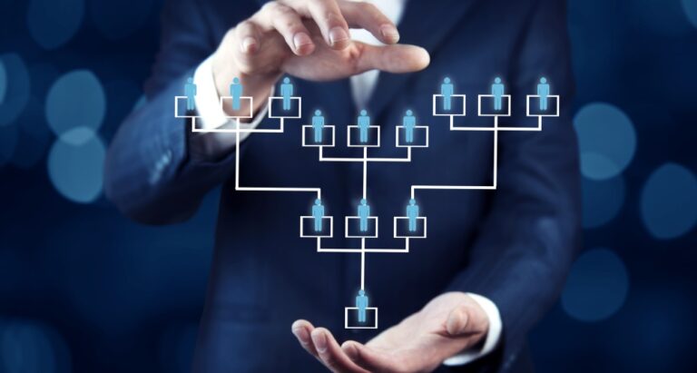 Leader hand his team